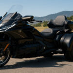 2026 Honda Gold Wing Trike parked on a scenic open road